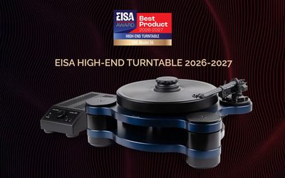 SME Model 35 wins EISA Best High-End Turntable 2026-2027 Award